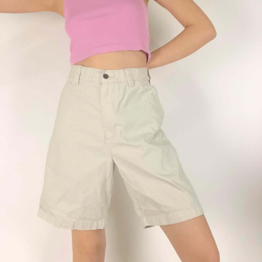 Geoffrey Beene Women's Cream Shorts